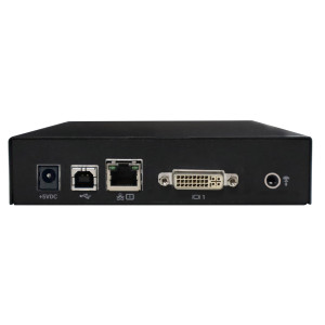 Black Box EMD2000SE-T-R2 DVI KVM-over-IP Extender Transmitter, Single-Head, DVI-D, USB 2.0, Audio, RJ45